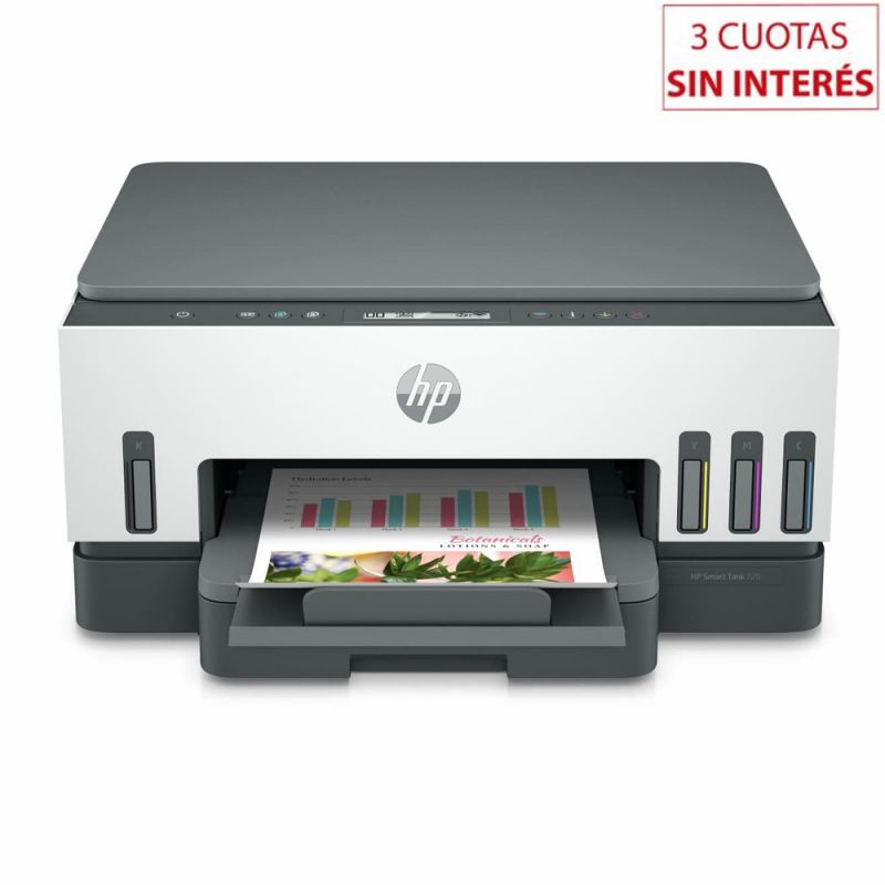 Impresora Multifunción HP Smart Tank 720 WiFi Gris