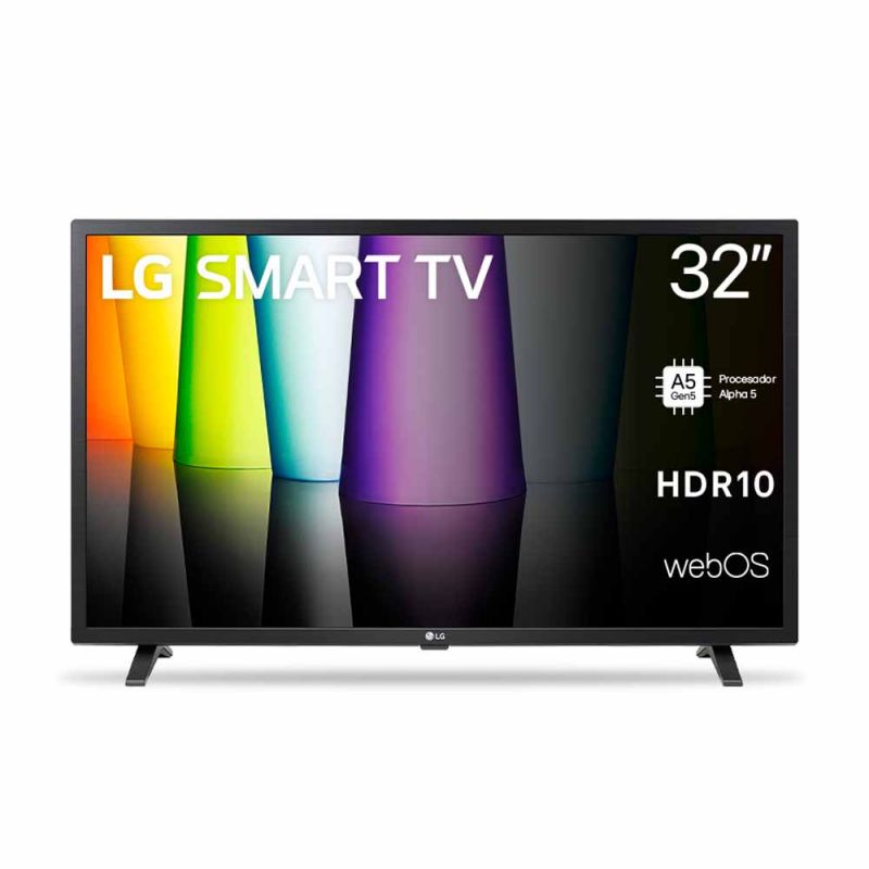 Smart TV 32" LG HD 32LQ630BPSA AI ThinQ Negro