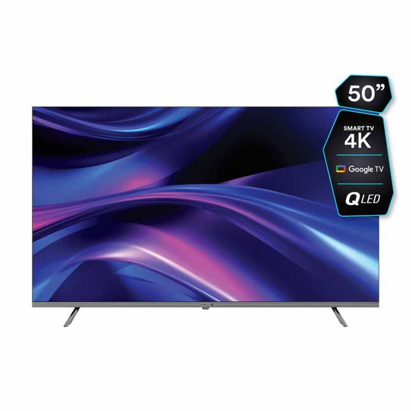 Smart TV 50" Noblex QLED 4K DR50X9500 Black Serie Google TV Gris
