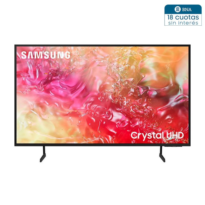 Smart TV 50" Samsung 4K UHD CRYSTAL UN50DU7000GCZB Negro