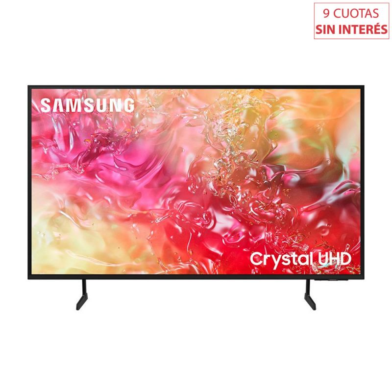 Smart TV 50" Samsung 4K UHD CRYSTAL UN50DU7000GCZB Negro