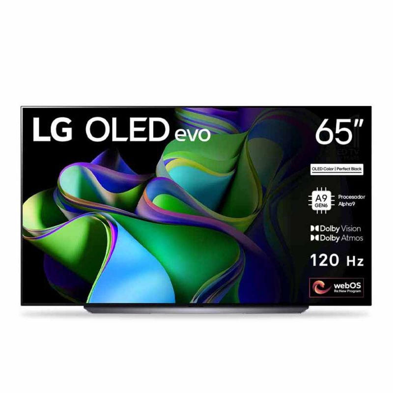 Smart TV 65" LG 4K OLED Evo C3 OLED65C3PSA ThinQ AI Gris