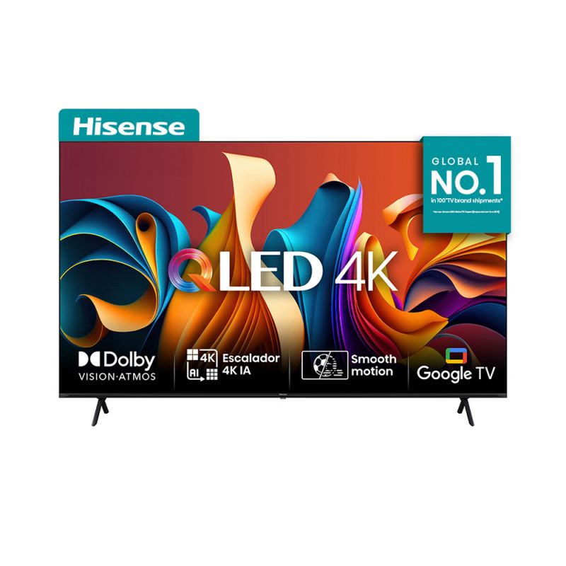 Smart TV 85" Hisense QLED 4K 85Q6N Google TV Negro