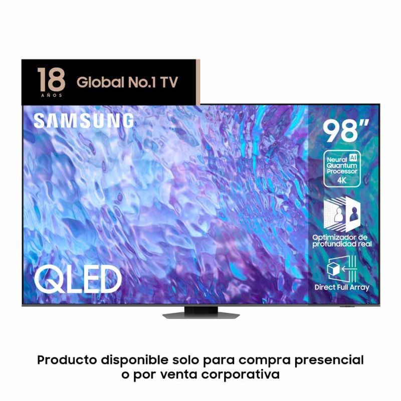 Smart TV 98" Samsung QLED 4K QN98Q80CAGCZBB