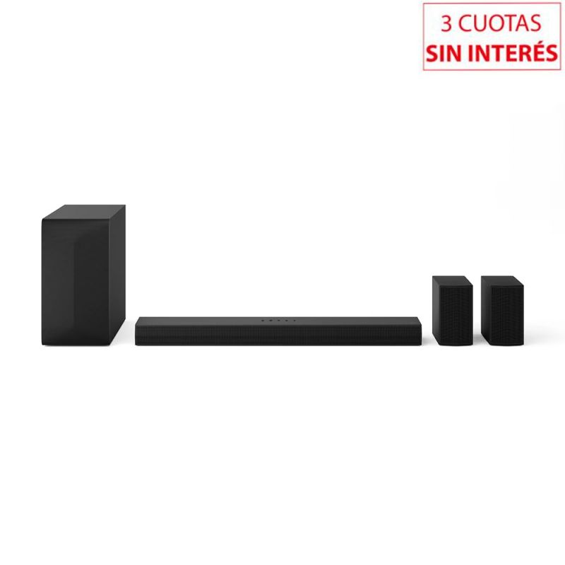 Soundbar + Subwoofer Bluetooth LG S60TR IA Sound Pro Negro