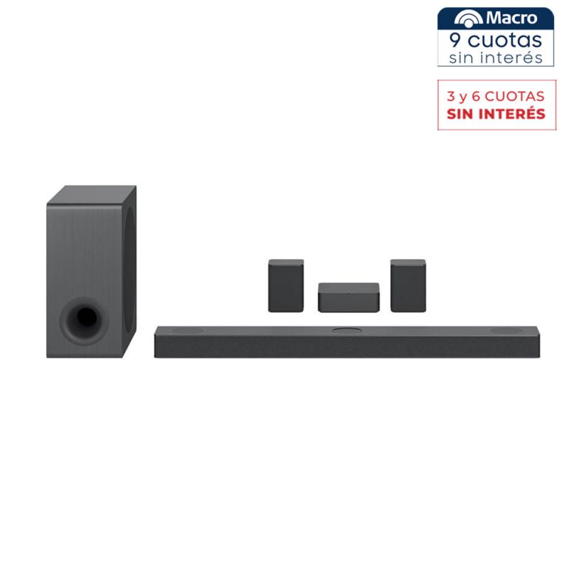 Soundbar + Subwoofer Bluetooth LG S80QR 620W Negro