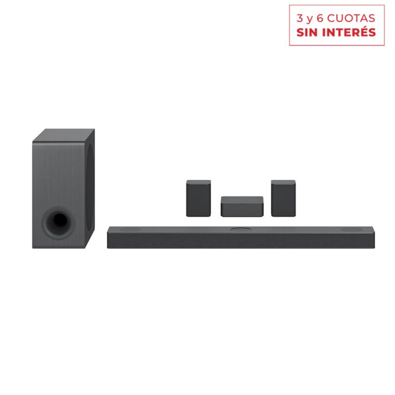 Soundbar + Subwoofer Bluetooth LG S80QR 620W Negro