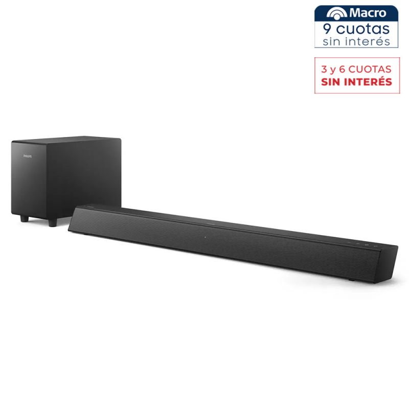 Soundbar + Subwoofer Bluetooth Philips TAB5305/12 Negro