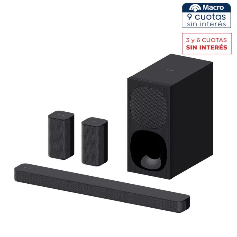 Soundbar + Subwoofer Bluetooth Sony HT-S20R 400W 5.1ch Negro
