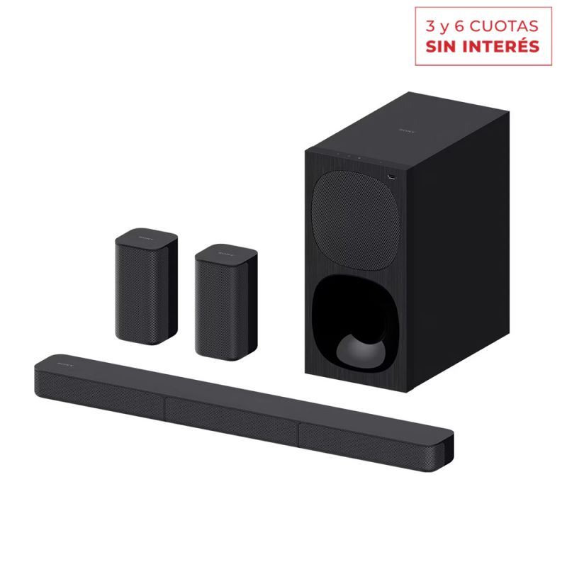 Soundbar + Subwoofer Bluetooth Sony HT-S20R 400W 5.1ch Negro