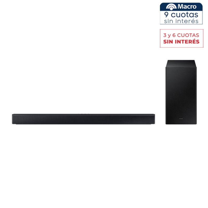 SoundBar + Subwoofer Samsung B-Series HW-C450/ZB Bluethoot Negro