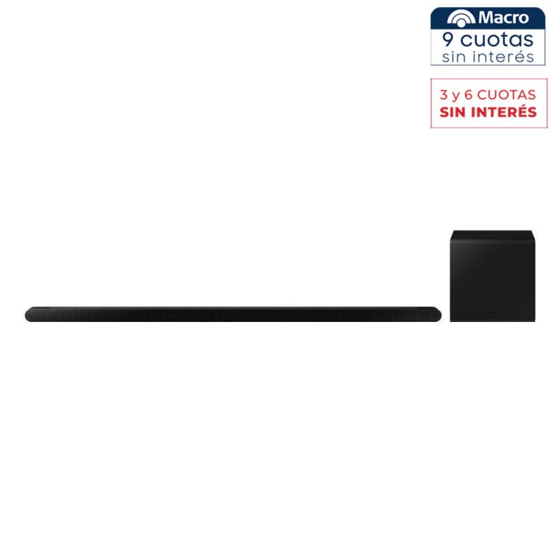 SoundBar Ultra Slim + Subwoofer Samsung HW-S800B WiFi Bluetooth Negro
