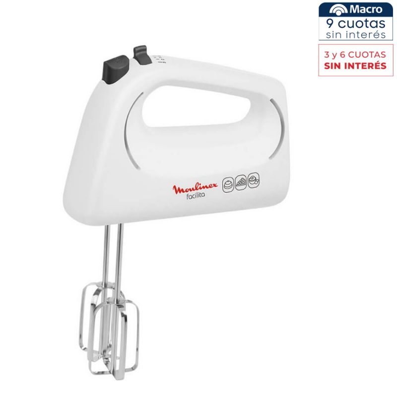 Batidora de Mano Moulinex Facilita SX1502 250w Blanco