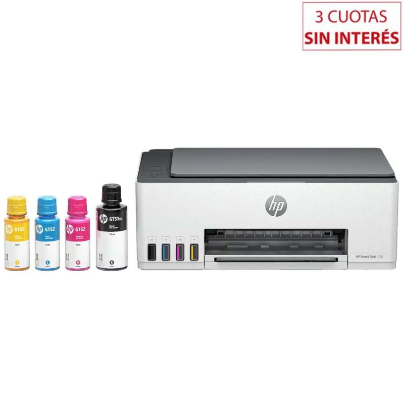 Impresora Multifunción HP Smart Tank 520 Gris