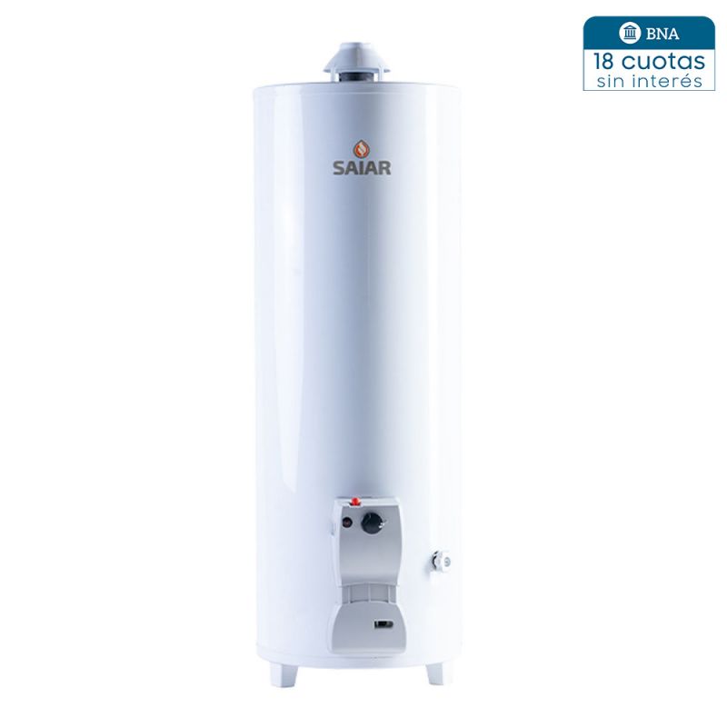 Termotanque a Gas 120Lts Saiar TPG120MSA Pie C/Superior