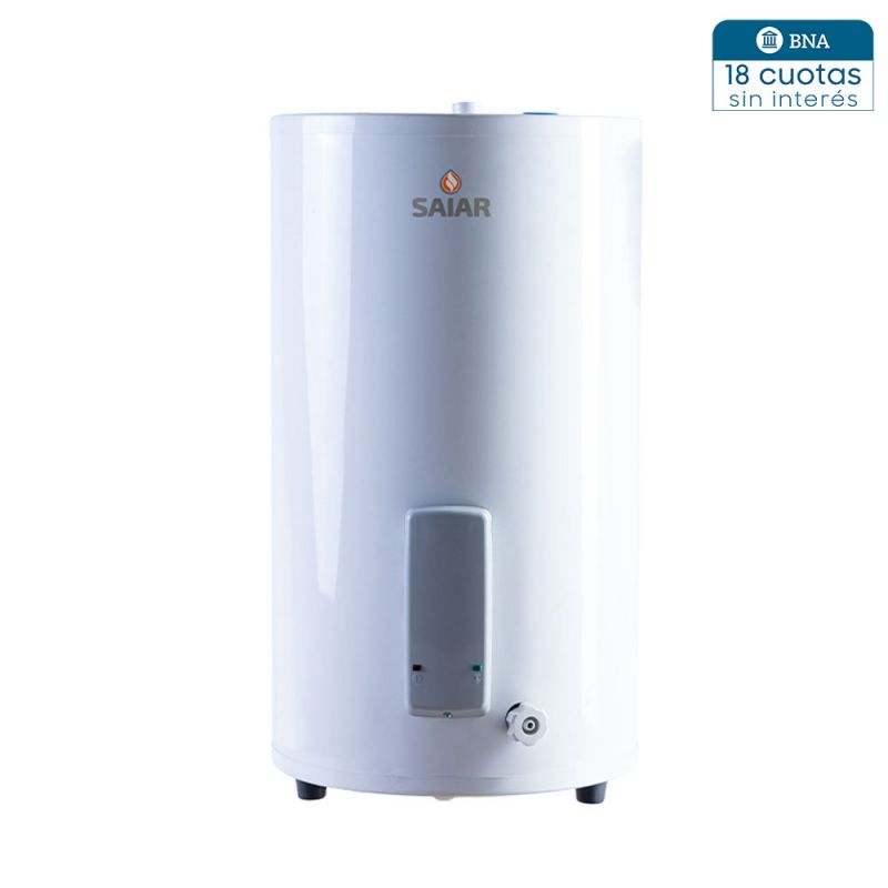 Termotanque Eléctrico 85Lts Saiar E85 TEPC085ESARIK2 Pie C/Superior