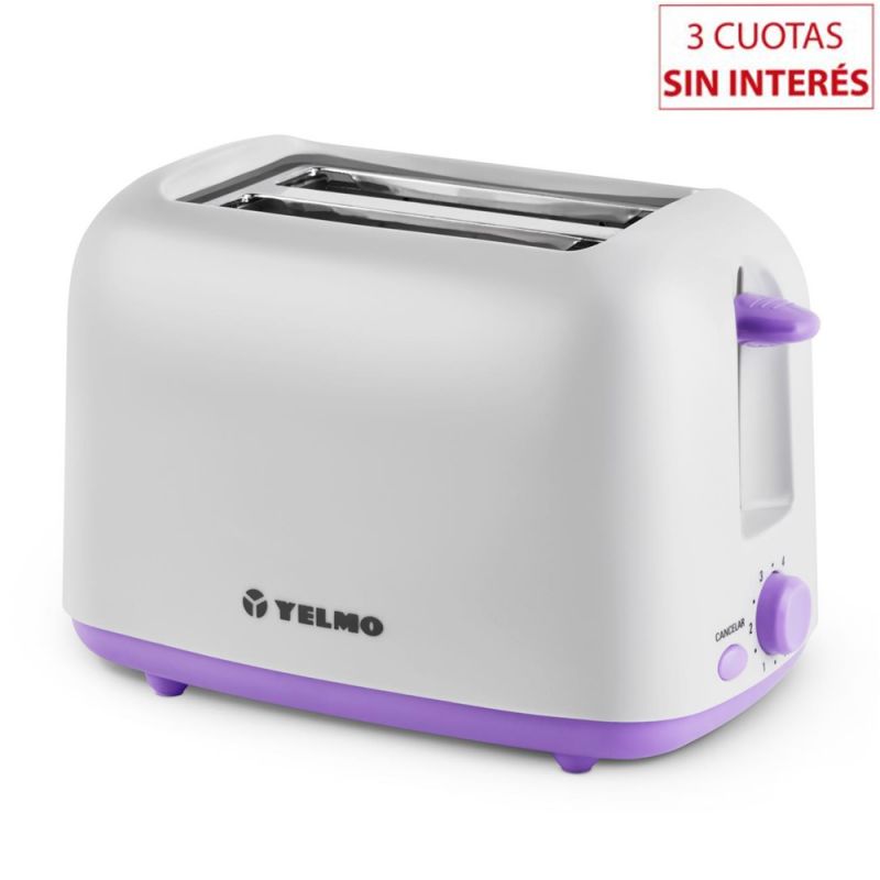 Tostadora Eléctrica Yelmo TO-3006 Violeta
