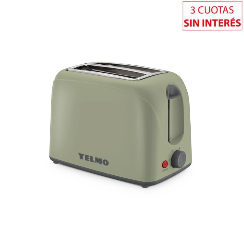 Tostadora Eléctrica Yelmo TO-3006 Verde