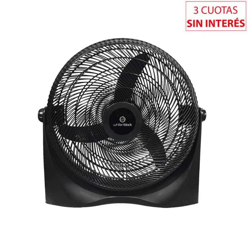 Turboventilador 20" Whitenblack WBTFWB20P Negro