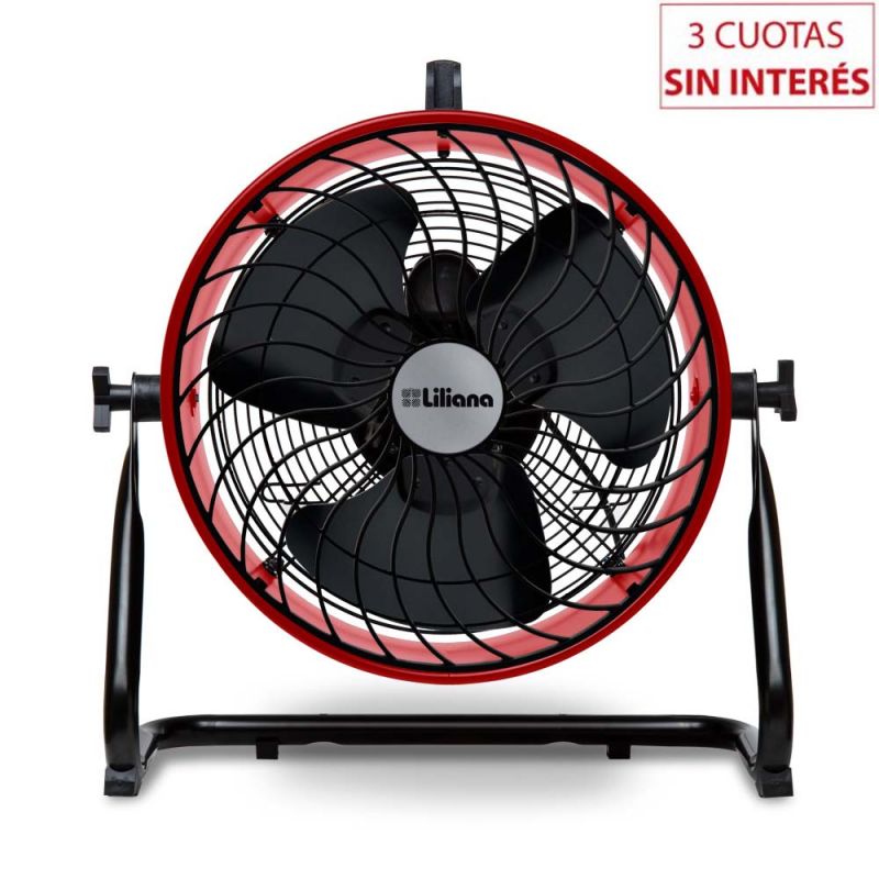 Turboventilador 16" Liliana VTHD16R 3 en 1 Rojo