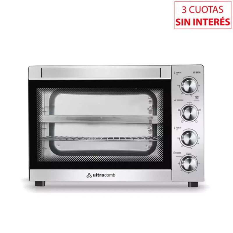 Horno Eléctrico 80Lt Ultracomb UC-80CIN Convección Inox