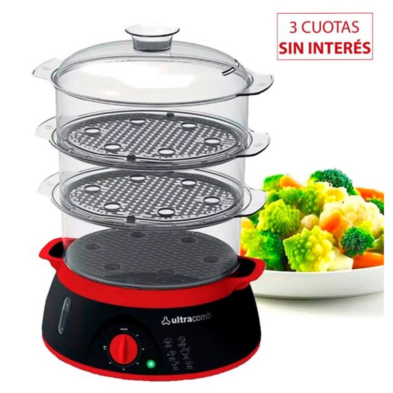 Vaporera Eléctrica Ultracomb VP-4603 Negro