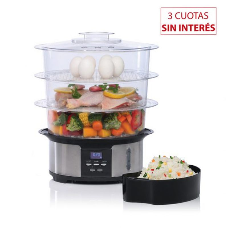 Vaporiera Digital Liliana Naturel AV930 Inox