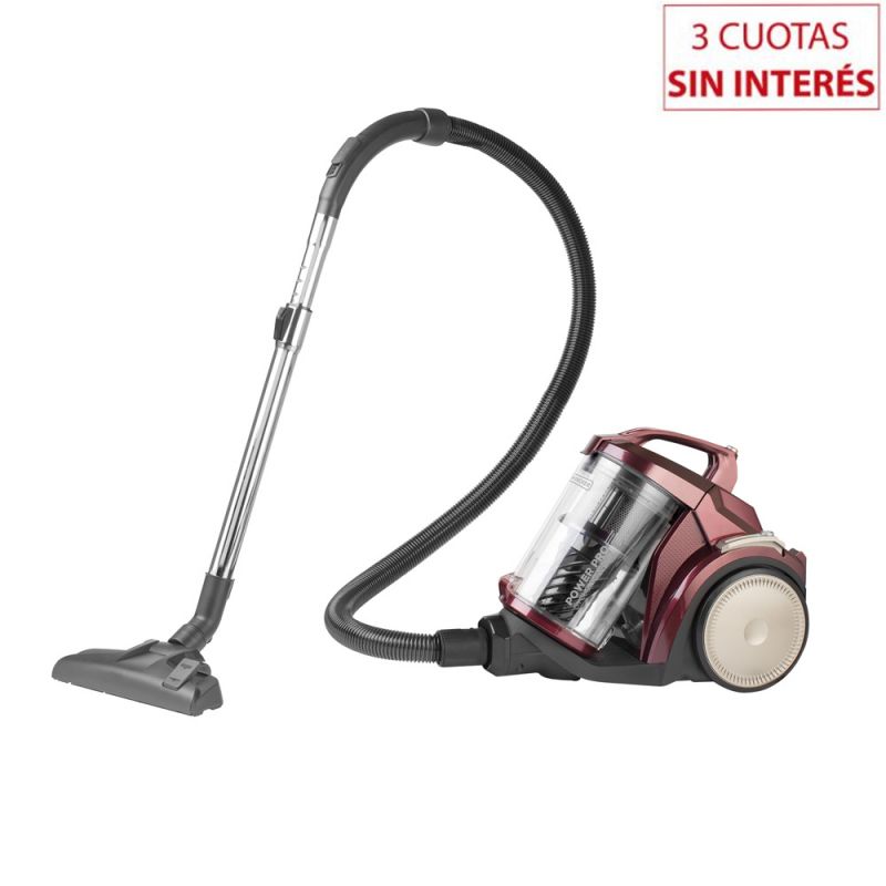 Aspiradora Ciclónica Black & Decker VCBD8090 Power Pro Bordó