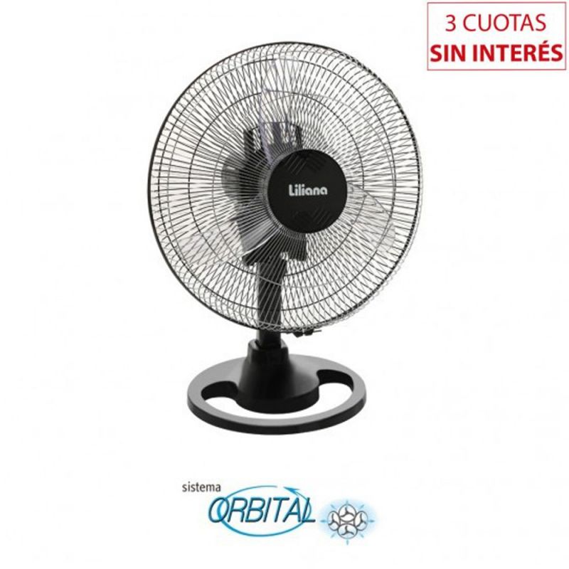 Ventilador de Mesa 16" Liliana VVSOC16 Negro