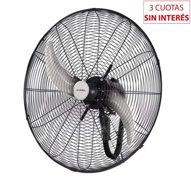 Ventilador de Pared 30" Axel AX-PAR30 Industrial Negro