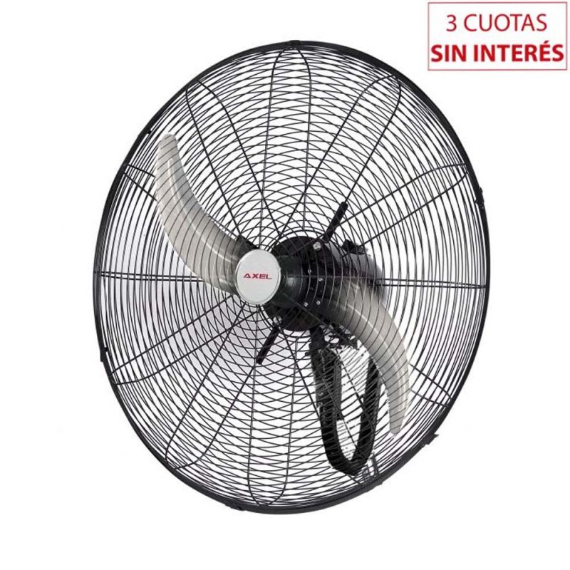 Ventilador de Pared Industrial 26" Axel AX-PAR26 Negro