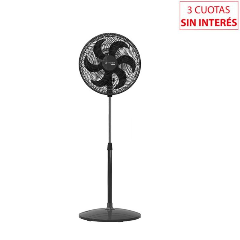Ventilador de Pie 15" Whitenblack WBVPWB15K 2 en 1 Negro