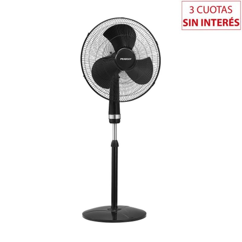 Ventilador de Pie 20" Peabody PE-VP2060 Negro