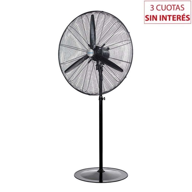 Ventilador Industrial de Pie - Pared 30" Peabody PE-VI300ME Negro