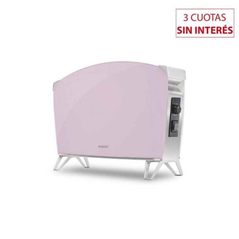 Vitroconvector Peabody PE-BVC15P 1500W Rosa