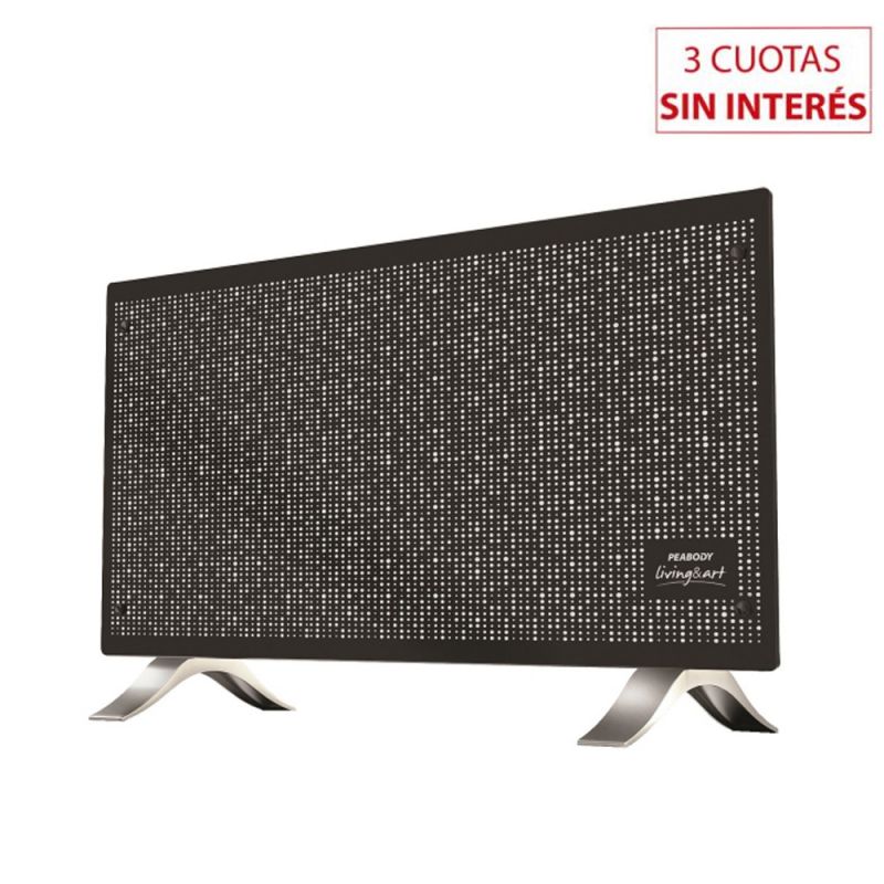 Vitroconvector Peabody PE-VC20N/6223 2000W Negro