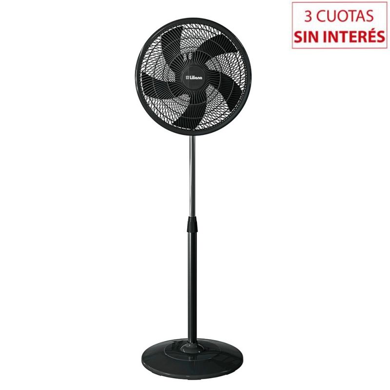 Ventilador de Pie 16" Liliana VP16P Negro