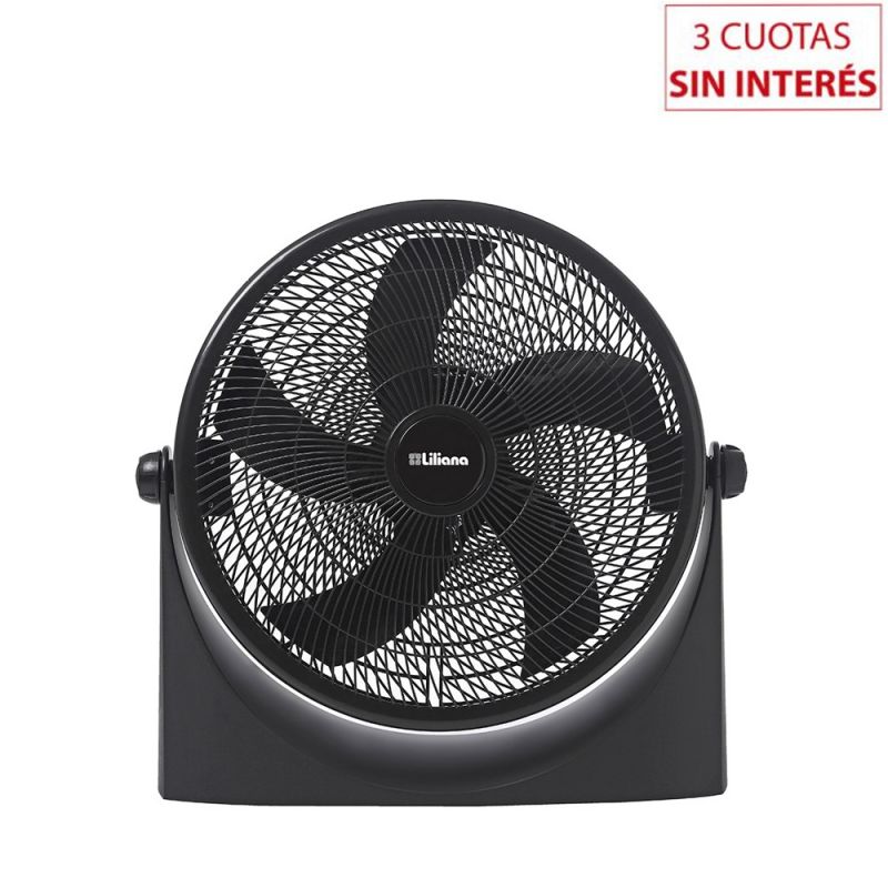Turboventilador 16" Liliana VTF16P 5 Aspas Negro