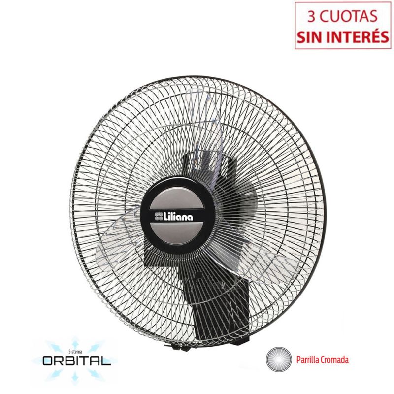 Ventilador de Pared 20" Liliana VWOC20 Negro