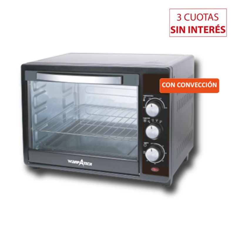 Warptech Horno Eléctrico WT35HE 35L 1600w c/convector