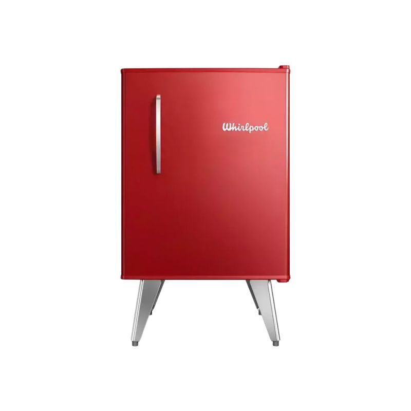 Heladera Compacta Bajo Mesada Retro 76Lts Whirlpool WRA09HV Rojo