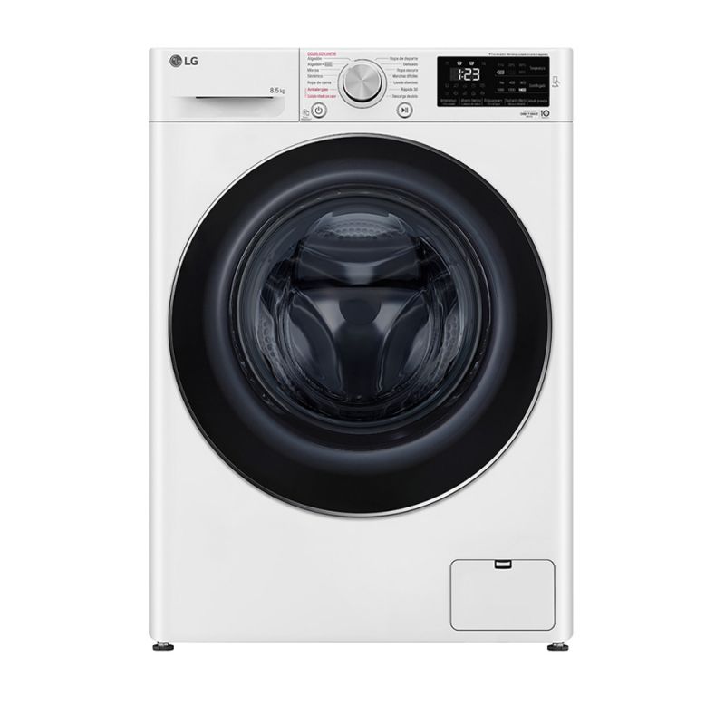 Lavarropas Automático LG WM85WVC5S6P 8.5kg 1400RPM Inverter Blanco