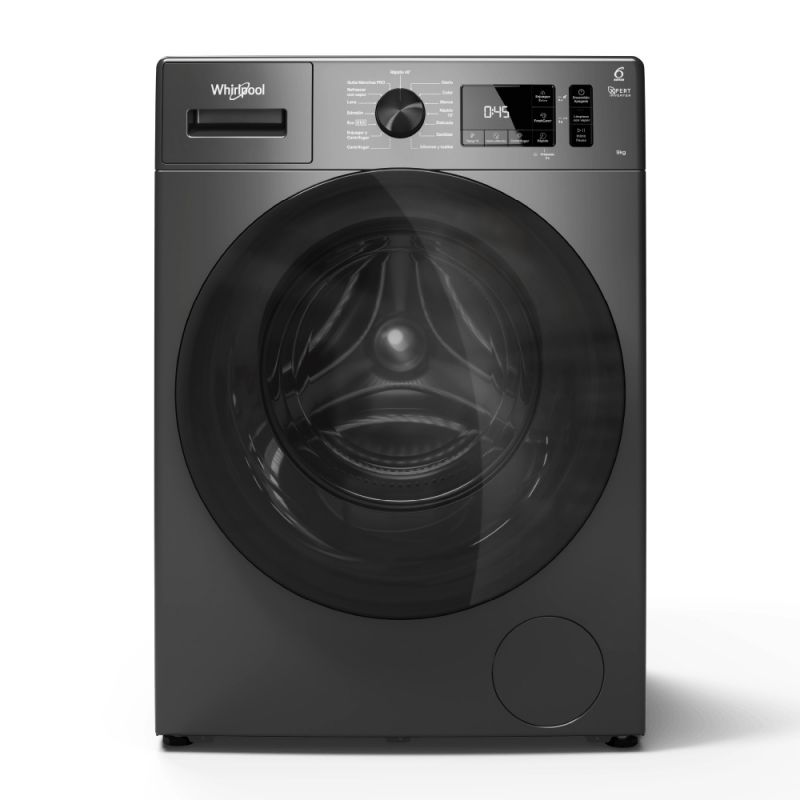 Lavarropas Automático Whirlpool WNQ90AS 9Kg 1400rpm Inverter Titanium