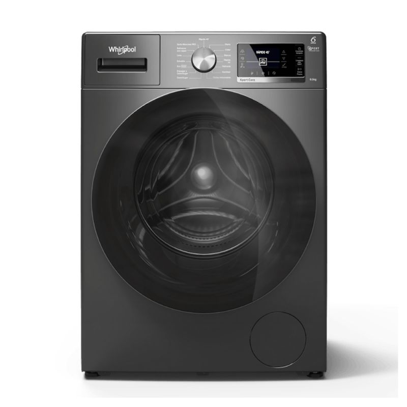 Lavarropas Automático 9.5kg 1400RPM Whirlpool WNQ95AS Inverter Titanium