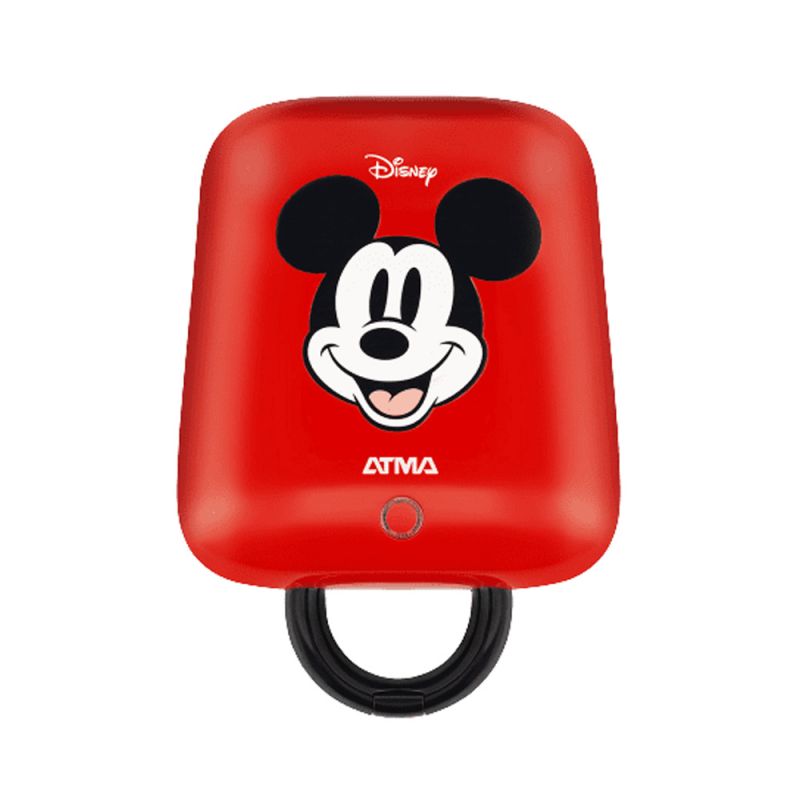 Waflera sandwichera Eléctrica 2 en 1 Atma Mickey Mouse WS027DR Rojo