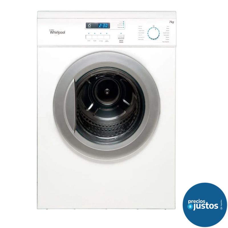 Secarropas por Calor 7KG Whirlpool WSR07SC Blanco