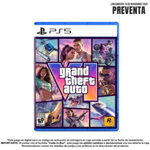 Juego Sony PS5 Grand Theft Auto VI Digital (PREVENTA)
