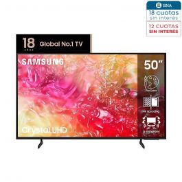 Smart TV 50" Samsung 4K UHD CRYSTAL UN50DU7000GCZB Negro