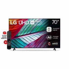 Smart TV 70" LG 4K UHD 70UR8750PSA AI ThinQ Negro