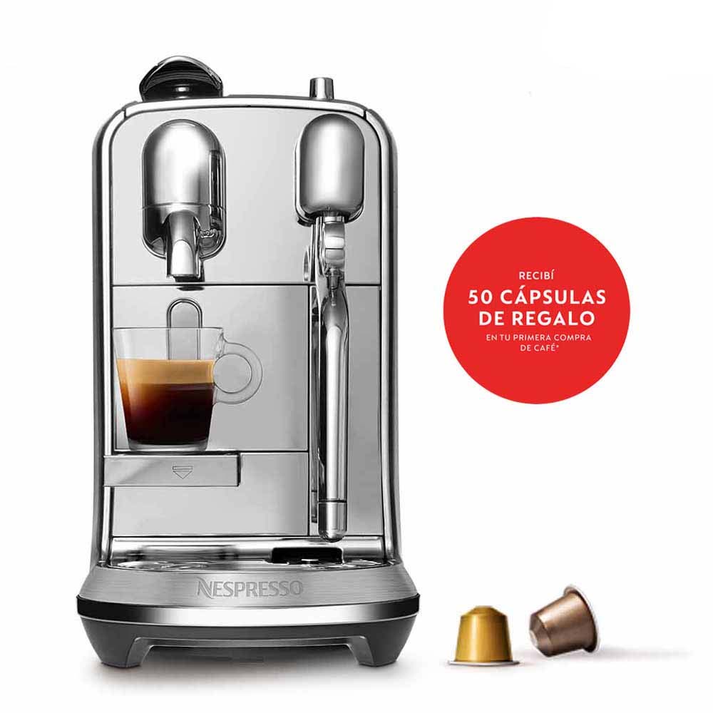 Cafetera Nespresso Creatista Plus Metal J520-AR-ME-NE